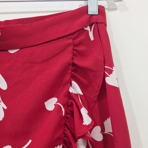 NEW ModCloth Retro Cherries Wrap Skirt - Picture 3 of 6